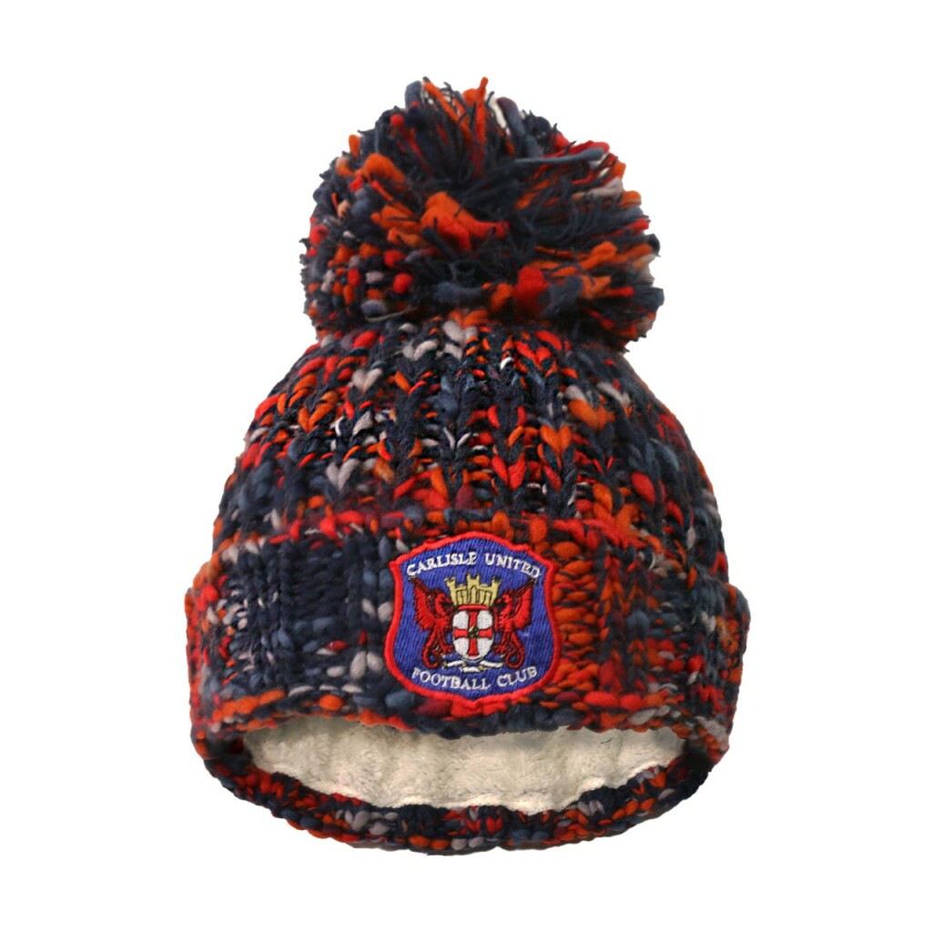Firecracker Bobble Hat Carlisle United Football Club