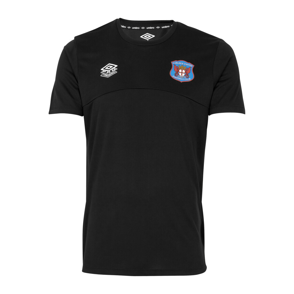 Junior Black Warm Up Tee | Carlisle United Football Club
