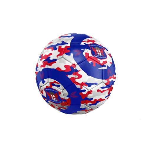 Size 5 Red Camo Football